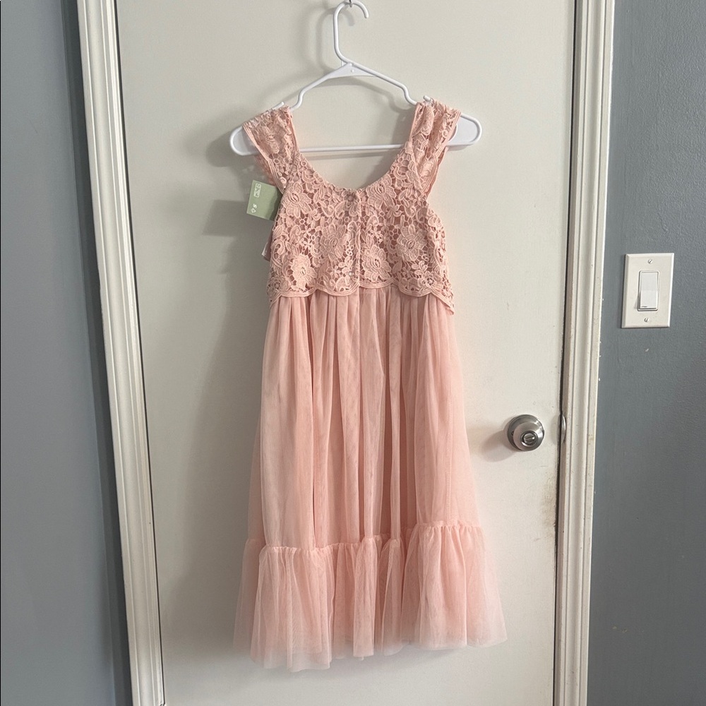 H&M Blush Pink Lace Formal Dress for Kids - Picture 5 of 5